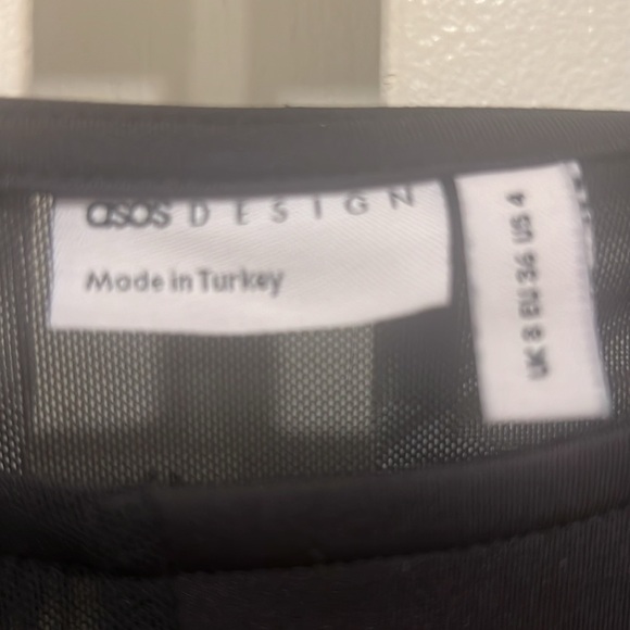 2 bodysuits white is sheer looks awesome with black lace under, black is asos - Picture 3 of 4